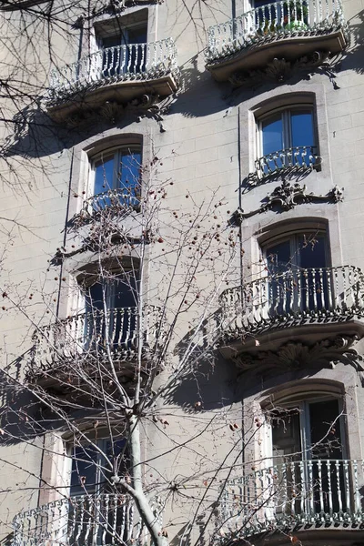 Art Nouveau Arquitectura Barcelona — Foto de Stock