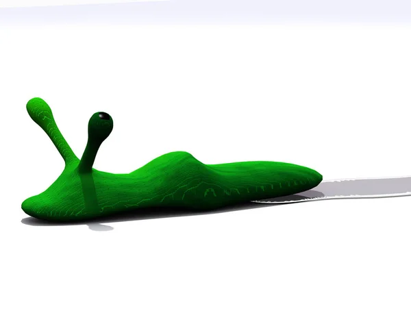 Slimy Slug Snail Crawler — Stock Photo, Image