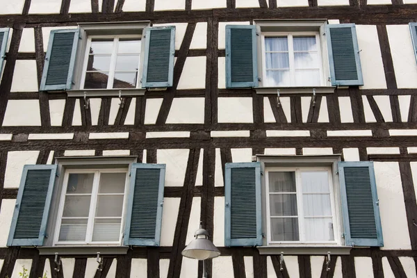 Facade Half Timbered House — Stock Photo, Image