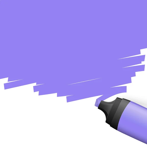 上面にマーキングを施した紫色のハイライト — ストック写真