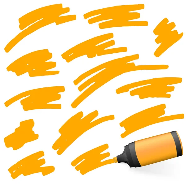 Orangefarbenes Hochfeuerzeug Mit Unterschiedlichen Markierungen — Stockfoto