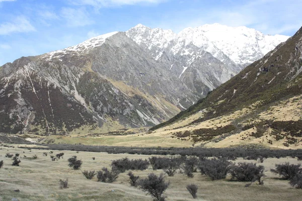 Alpes Sul Nova Zelândia — Fotografia de Stock