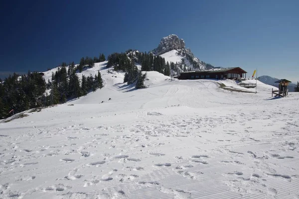 View Sonnen Alm West Summit Kampenwand Chiemgau Upper Bavaria Southern — Stock Photo, Image