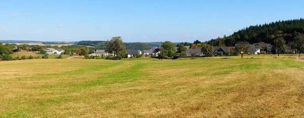 Kleines Dorf Willwerscheid Kondel Wald Eifel Panorama — Stockfoto