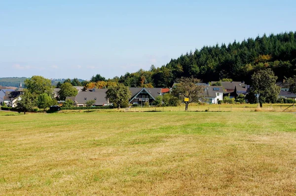 Liten Willwerscheid Condel Skogen Eifel Hösten — Stockfoto