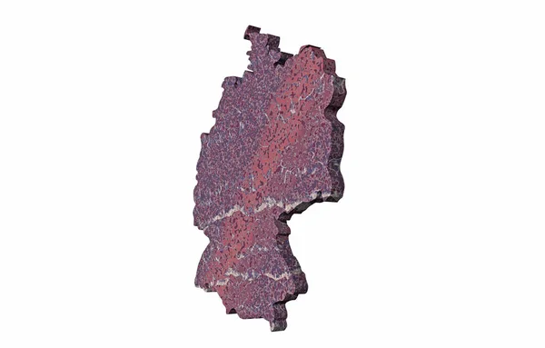 Map Country Latvia Rusty Metal — Stock Photo, Image
