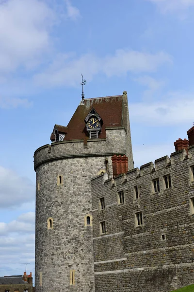 Scenic View Majestic Medieval Castle Architecture Royalty Free Stock Photos