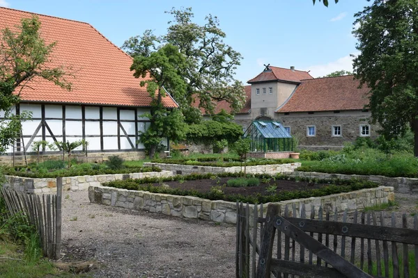 Küchengarten Ein Hof — Stockfoto