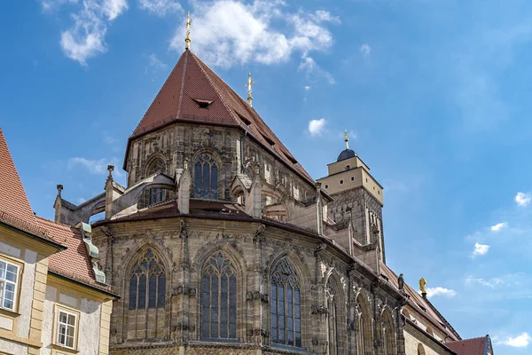 Kostel Panny Marie Horní Farnost Bambergu Německo — Stock fotografie