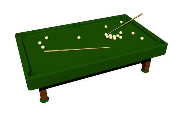 Vector Illustration Billiard Game Playing Games — Stock Photo, Image