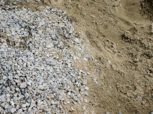 Zand Stenen Van Bovenaf Bekeken — Stockfoto