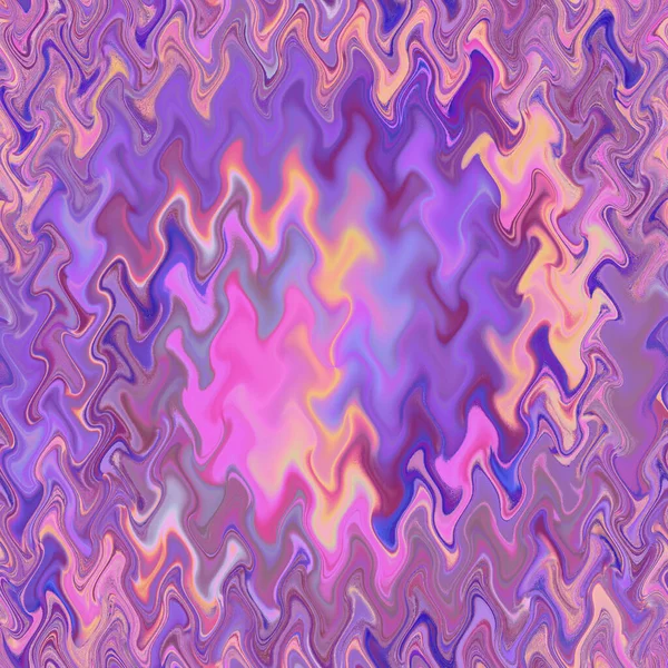 視覚波 放射状の変位 ピンチと照明効果とパステルグラデーションの抽象的な着色の背景 — ストック写真