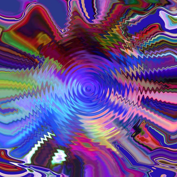 Abstrakcyjne Kolorowe Tło Gradientu Pasteli Falą Wizualną Projekcją Stereograficzną Sferą — Zdjęcie stockowe