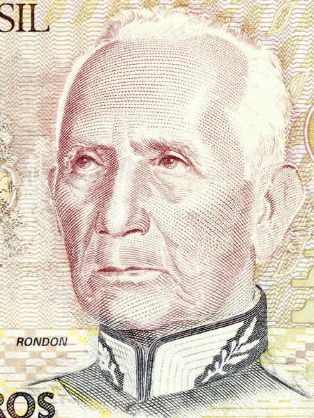 Candido Rondon Portret Van Braziliaans Geld — Stockfoto