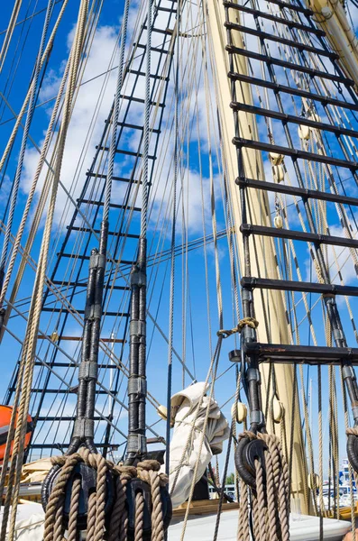 Standing Rigging Old Ship — Stock Photo, Image