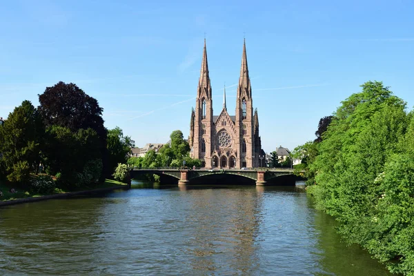 Iglesia Paul Strasbourg — Foto de Stock