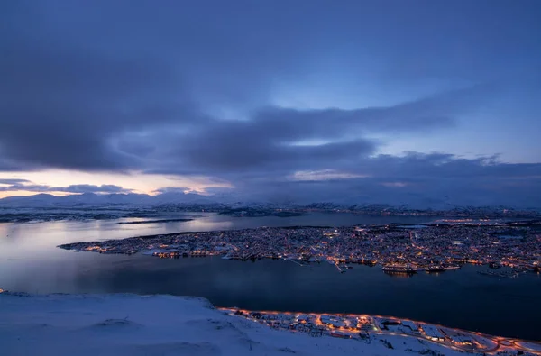 Noruega Sobre Paisagem Natural Fundo — Fotografia de Stock