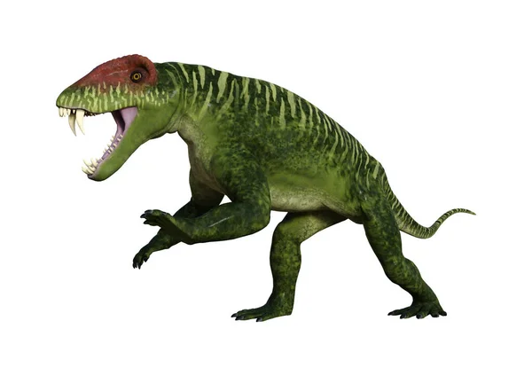 Doliosauriscus 배경에 고립의 렌더링 — 스톡 사진