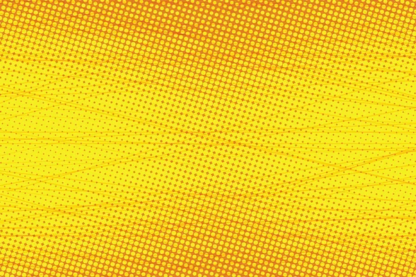 Žlutý Scratch Dotýká Pop Art Pozadí Retro Vektorová Ilustrace — Stock fotografie