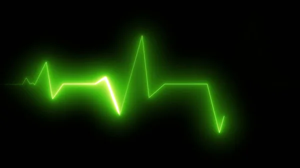 Ecg Health Medical Monitor Digital Background Rendered — Stock Photo, Image