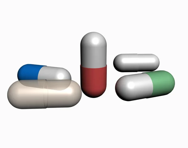 Gyógyszerek Gyógyszerek Egészségügyi Ellátás — Stock Fotó
