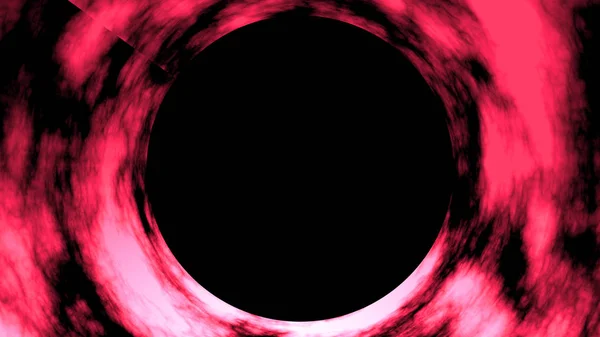 在空间中的黑洞 抽象的数字背景 — 图库照片