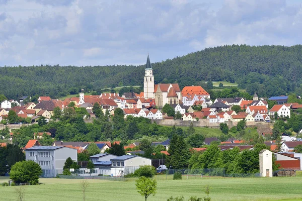 Nabburg Στην Άνω Ανακτορική Περιφέρεια Του Schwandorf — Φωτογραφία Αρχείου