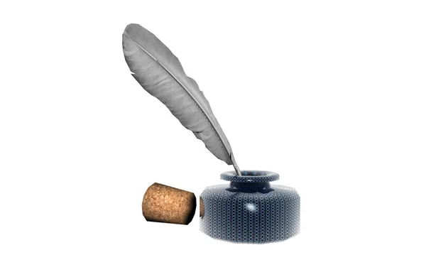 Tine Barrel Pen Cork — Stock Photo, Image