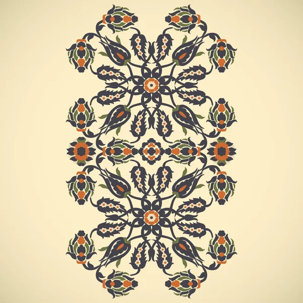 Arabesque Vintage Sem Costura Borda Elegante Impressão Decoração Floral Para — Fotografia de Stock