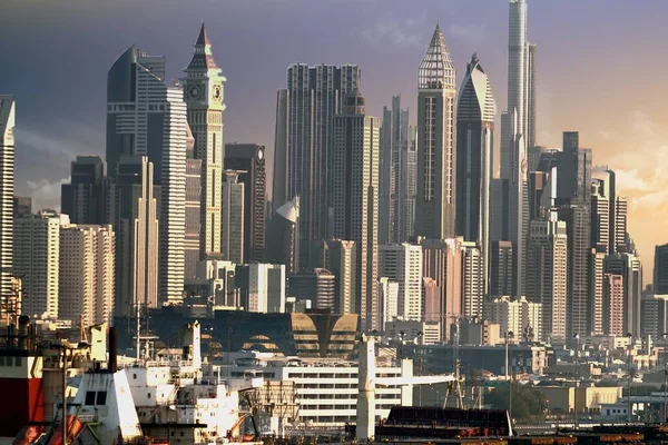 Blick Vom Hafen Dubai 2017 Fotomanny — Stockfoto