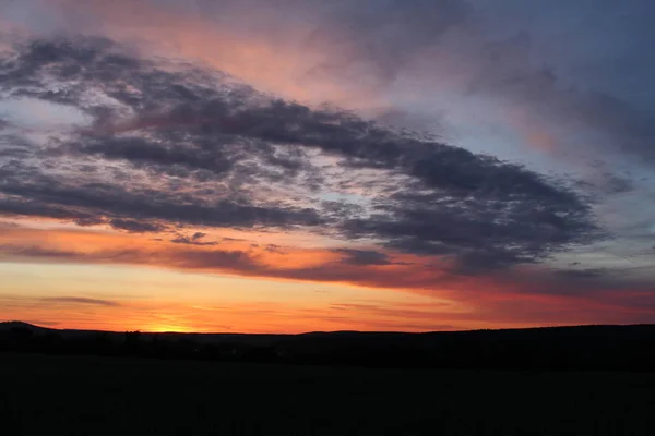 Resumo Trilhas Químicas Linhas Céu Teoria Conspiração Chemtrails — Fotografia de Stock