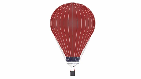 Varmluftsballong Med Passagerarkorg — Stockfoto
