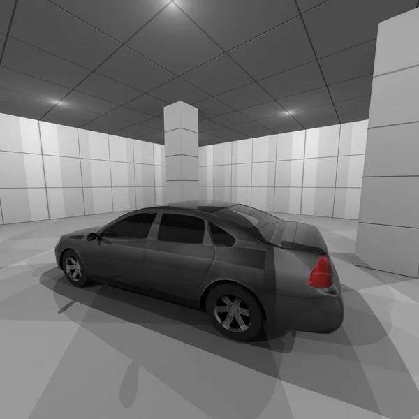 Underground Parking Motor Vehicle — Stock Photo, Image