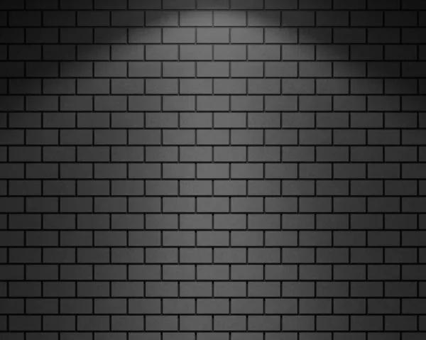 Perhatian Dimensi Plain Brick Semua Dengan Illuminasi Pantang — Stok Foto