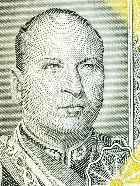 Портрет Гуальберто Вільярроеля Болівійських Грошей — стокове фото