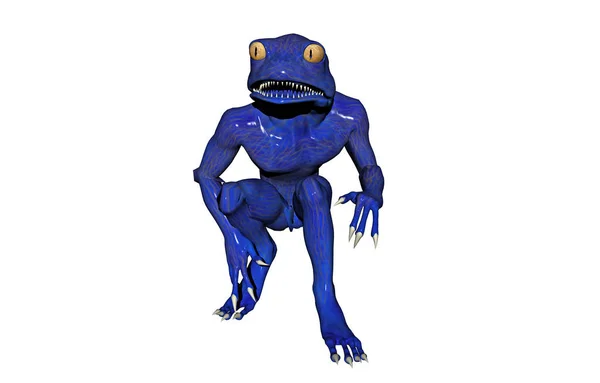 Alien Cartoon Character — Stock Photo, Image