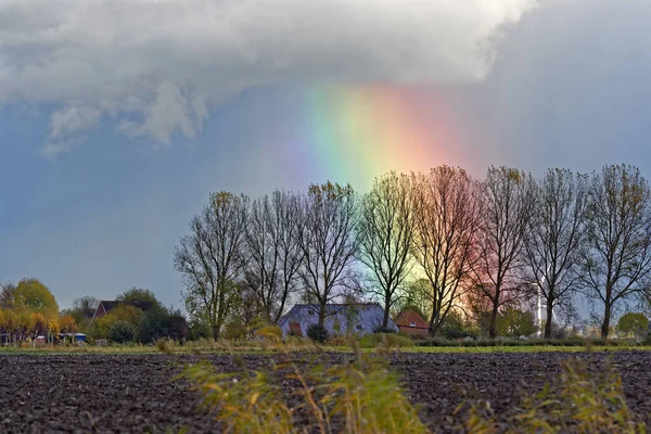Gekleurde Regenboog Door Reflectie — Stockfoto