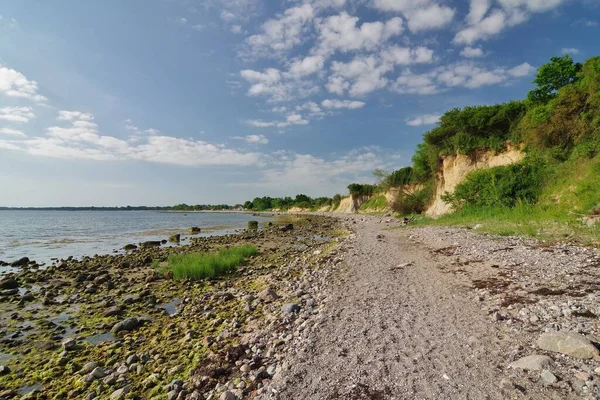 Ostseebad Boltenhagen Απότομη Όχθη Και Φυσική Παραλία Βορειοδυτικά Mecklenburg Βόρεια — Φωτογραφία Αρχείου