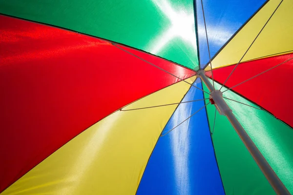 Színes Esernyők Égen Háttér — Stock Fotó