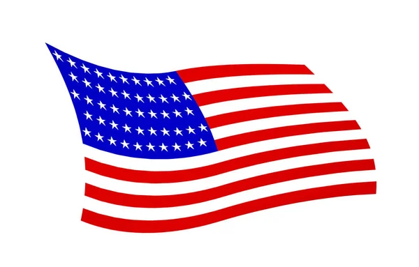 Bandera Nacional Los Estados Unidos —  Fotos de Stock