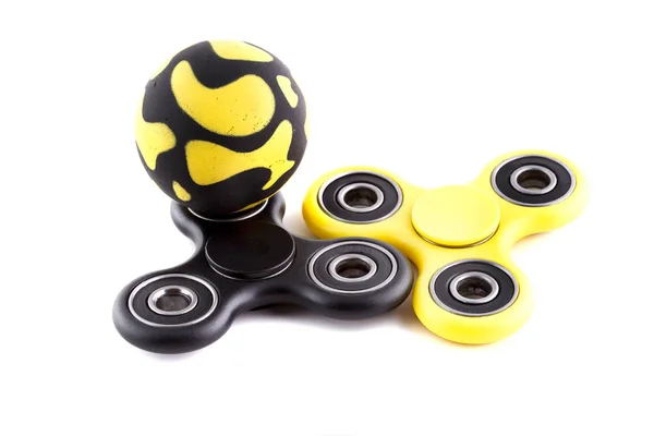 Stress Und Entspannung Fidgets Spinner Für Erschöpfte Menschen — Stockfoto