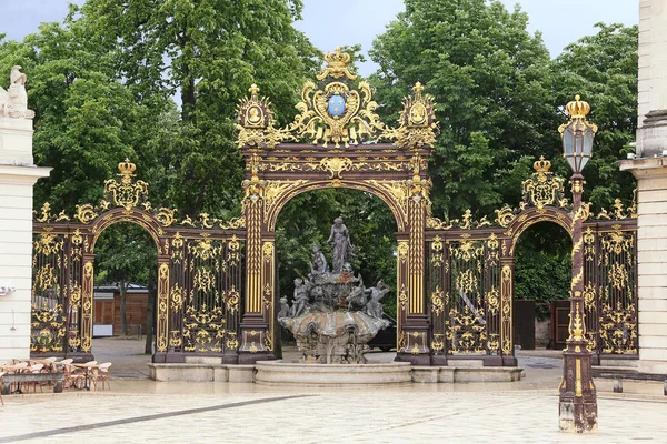 Ornate Ironwork Jean Lamour Place Stanislas Nancy — Stock Photo, Image