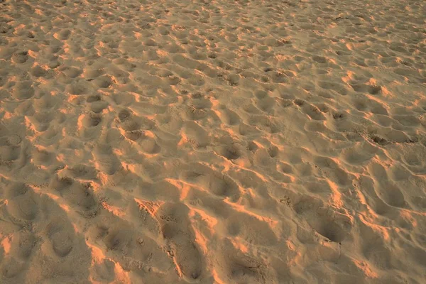 Песчаный Пляж Закате — стоковое фото