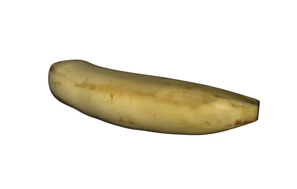 Żółty Złoty Banan Zwolniony — Zdjęcie stockowe