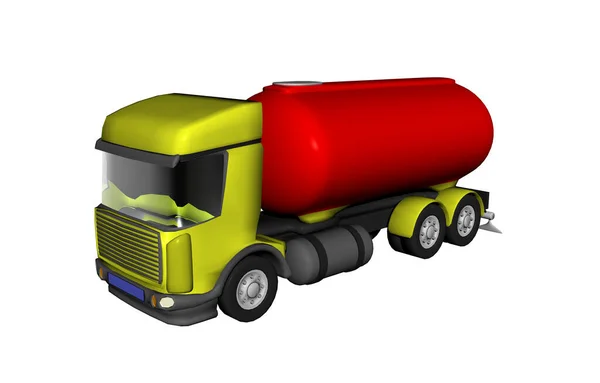 Toy Tank Truck Released — Stock Photo, Image