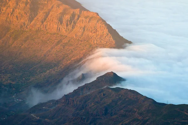 Cloud Fall Gran Canaria — Stock Photo, Image