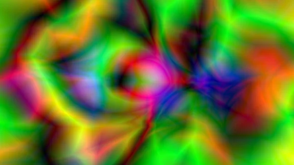 Abstracte Psychedelische Veelkleurige Achtergrond Digitale Achtergrond Rendering — Stockfoto