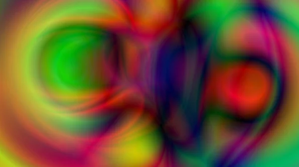 Абстрактный Психоделический Многоцветный Фон Цифровой Фон Рендеринг — стоковое фото