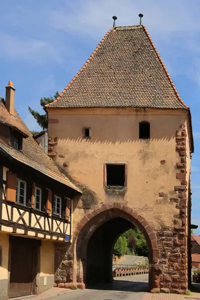 Alsace Deki Boersch Kasabasının Kapısı — Stok fotoğraf
