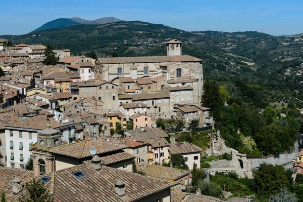 Pohled Město Perugia Itálii — Stock fotografie